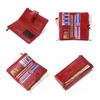 Damen-Geldbörse aus echtem Leder, multifunktional, RFID, lange Clutch