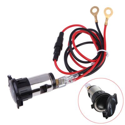 12V Auto Motorrad Zigarettenanzünder Autozubehör Stecker Stromausgang Adapter Ersatz Tragbar für Boot Traktor