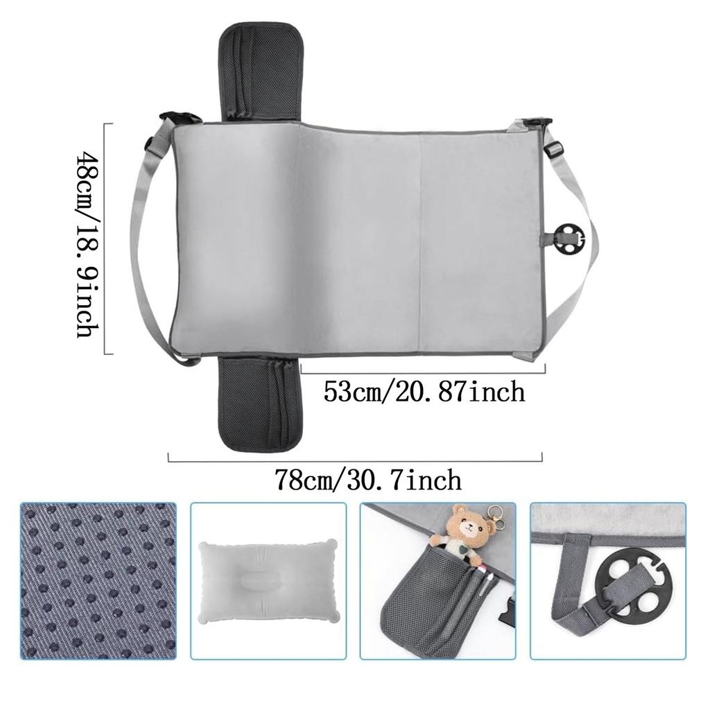 Travel Friendly Toddler Airplanes Seat Extender Lightweight And Easy To Install For Family Trip Infant Kid Airplanes Bed