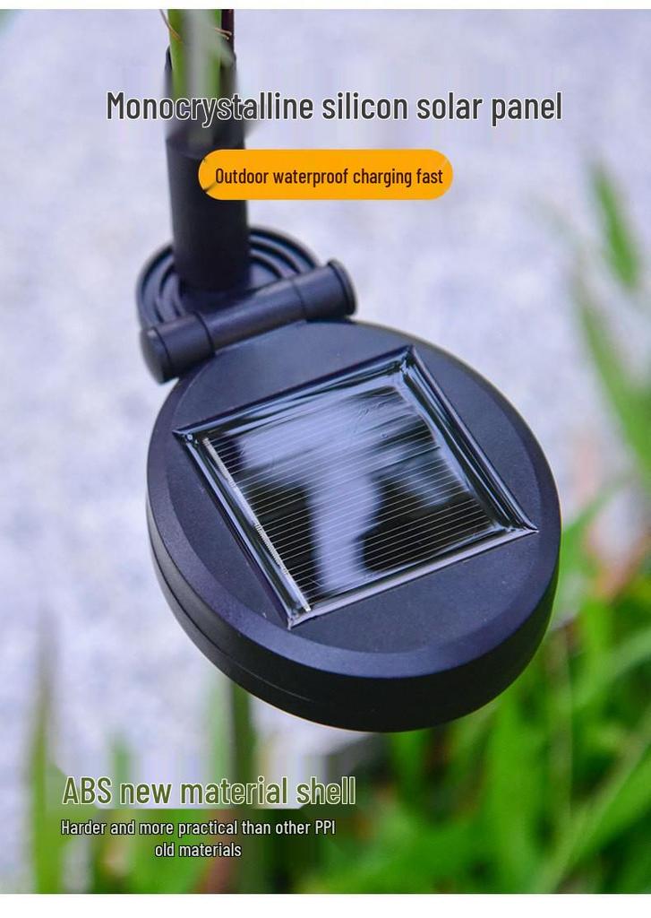 Cross-Border Solar LED Lycoris Radiata Lawn Light - Outdoor Decorative Ground Plug Landscape Lamp.