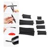 200 Psc Black Heat Shrinking Tube Set 2:1 Shrinking Ratio 10.4MPa 70 110 Celsius  Shrinkage Temp