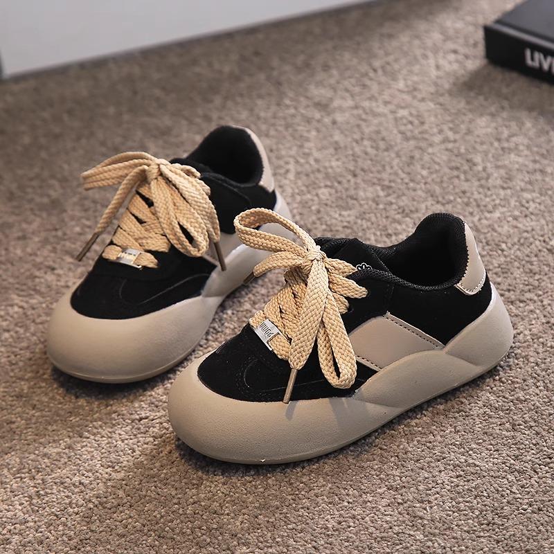 

Дитяче взуття для морального навчання Весна та осінь Нове дитяче взуття Взуття для хлопчиків Взуття для дівчаток М’яка підошва Нековзаюче взуття з низьким верхом Повітропроникне 36 чорний