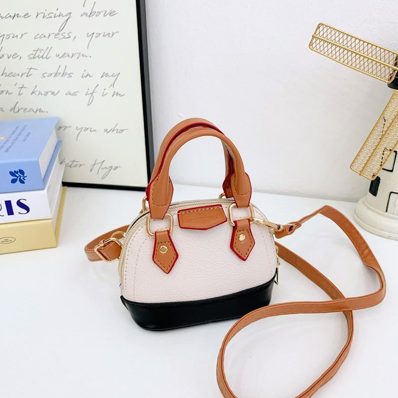 Simple and fashionable children's shoulder bag 2025 new trendy snack bag with accessory bag kindergarten street bag