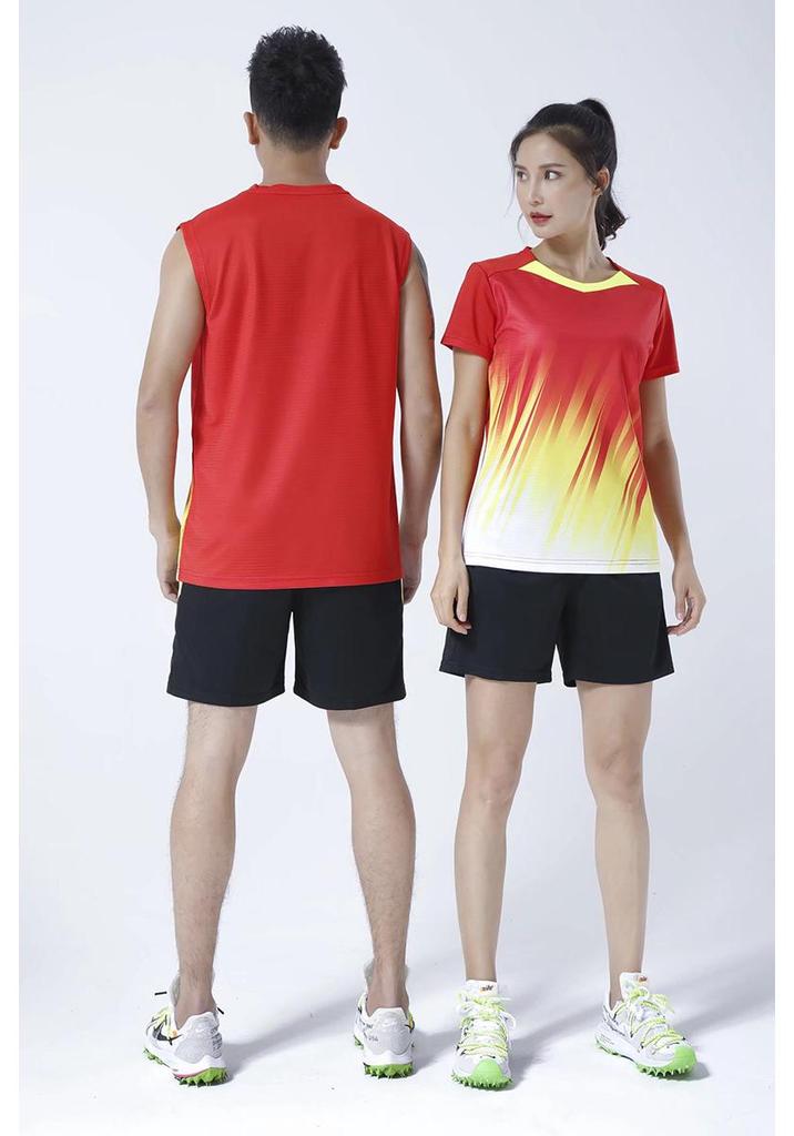 Men's and Women's Table Tennis, Tennis, Badminton, and Volleyball Sportswear Set