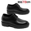 2025 neue innere Erhöhung Leder Schuhe Herren Plateau Business Dress Derby Schuhe Leder Atmungsaktiv Arbeit Interview Herrenschuhe