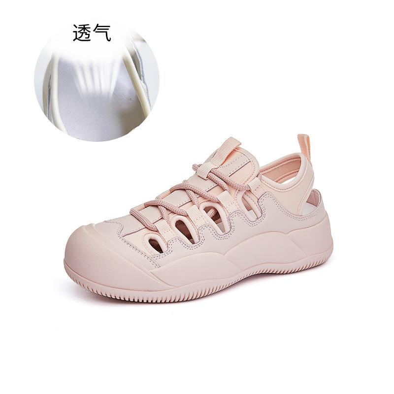 Leather Sports Sandals Women's Summer New Breathable Bag Head Beach Sandals Casual Versatile Comfortable Women's Shoes Tide