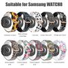 Printing Silicone Strap for Samsung Galaxy Watch 8 40mm 44mm/8 Classic 46mm Men Women Silicone Sport Strap For Galaxy Watch7 Ultra 47mm 2025 Wristband