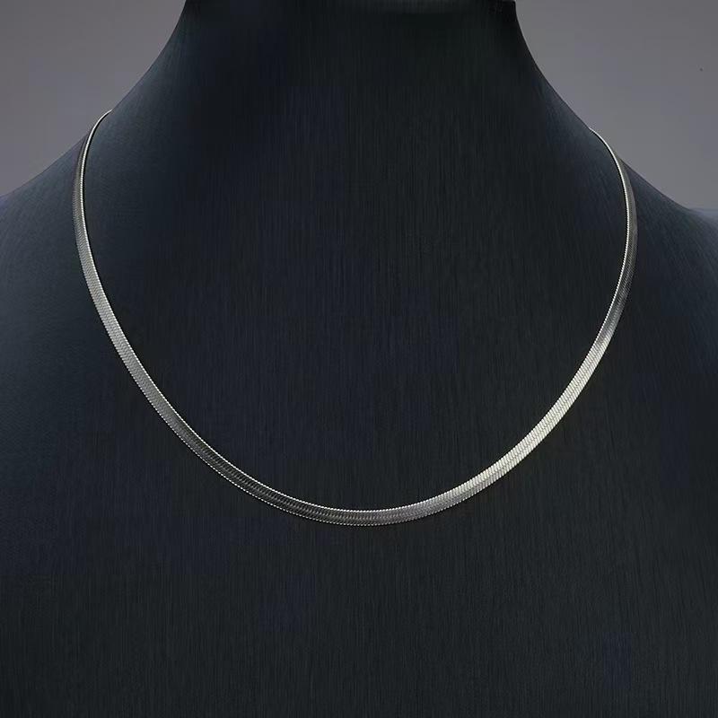 HGC Stainless Steel Fashion Jewellery,snake Chain Classic Necklace,pvd Plating ,unisex ,waterproof Classic Chain