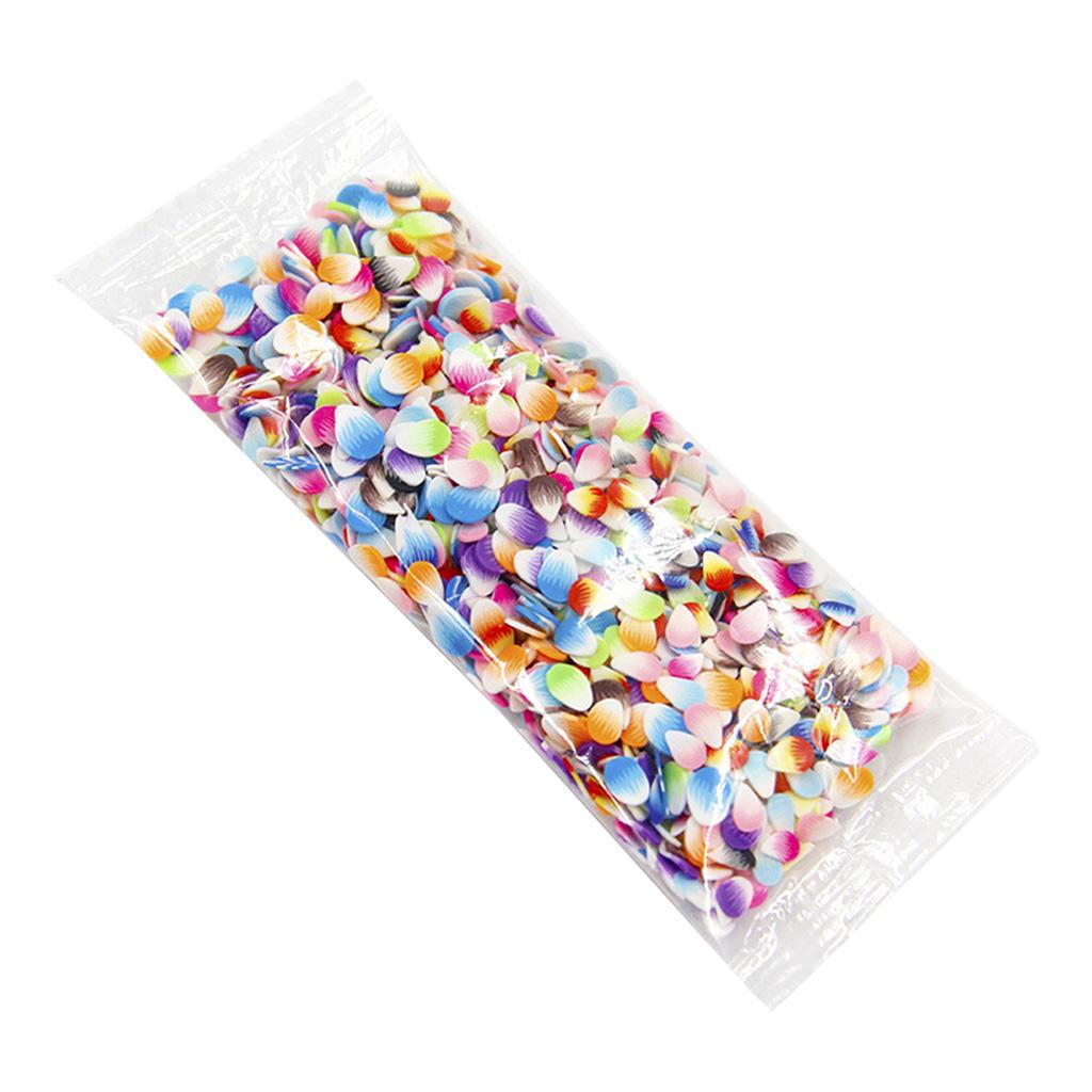 1000Pcs 3D Tiny Mixed Shapes Animal Love Heart Feather Ties Cake Stars for Butterfly Fruit Leaf Clay Resin Fillings Set