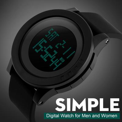 Men Women Digital Watch Stopwatch Alarm Luminous Watch