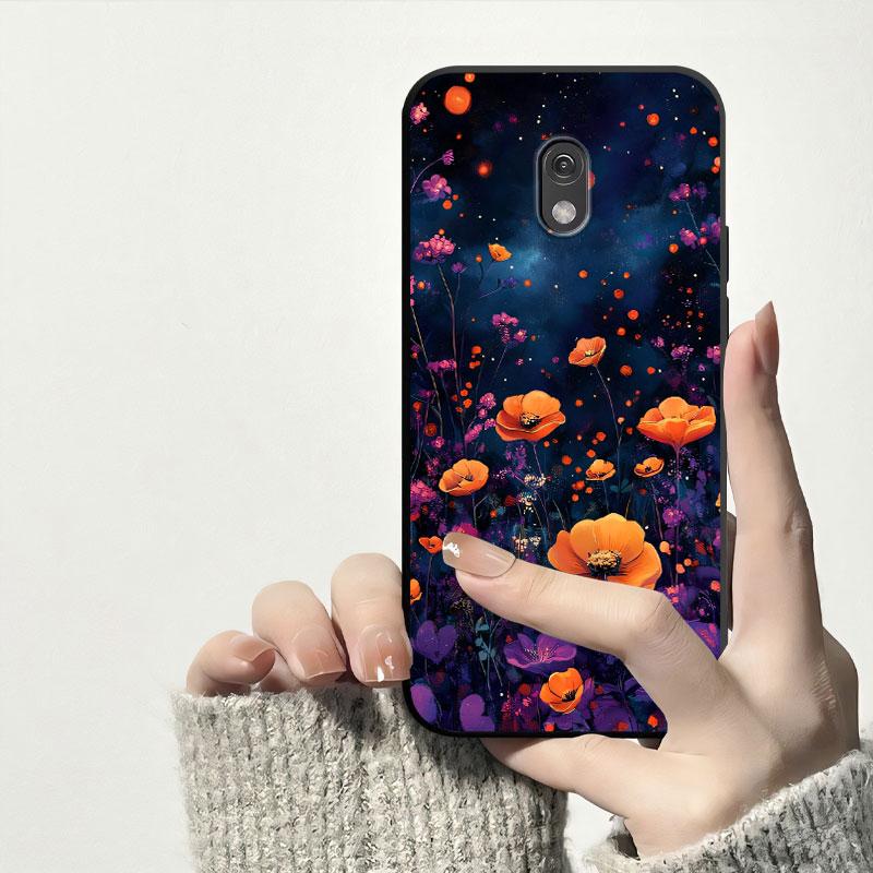 Protezione Per Nokia 215 4G Custodia Per Nokia 225 4G Antiurto Morbido Silicone Cover Posteriore TPU Custodia per Telefono Fiore Gatto Antipolvere Bumper