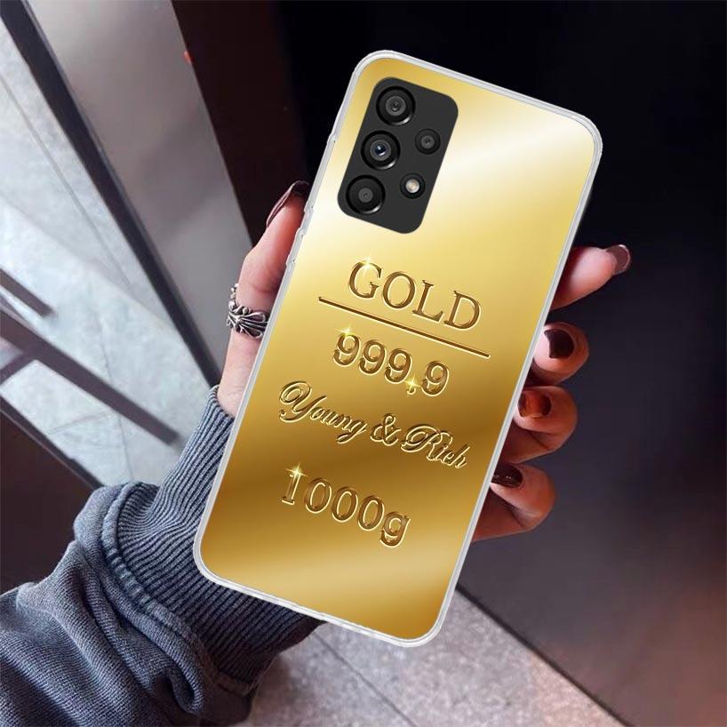 

Fine Gold Pattern Printing Phone Case For Samsung Galaxy A52 A51 A50S A32 A22 A12 A02S A72 A71 A31 A70 A30S Note 20 Ultra 10 Plu Samsung A72