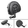 Driver Seat Rider Backrest Pad For 07-17 Fatboy FLSTF Heritage Softail BK