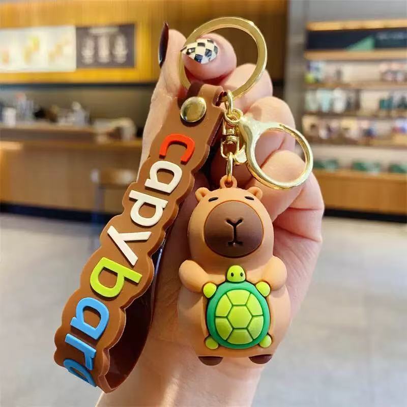 

Капибара Грызун Капибара ПВХ Подвеска ПВХ Симуляция Капибара Капибара ПВХ Брелок Милый С Черепахой Капибара Аниме Брелок