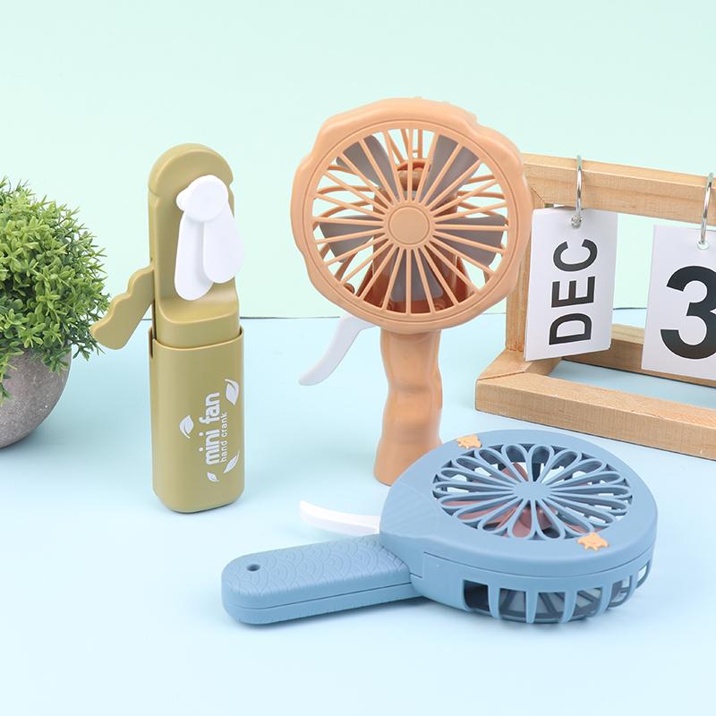 Bærbar Håndholdt Vifte Håndtrykksvifte Mini Bærbar Vifte Uten Batteri Husholdnings Søt Vifte Kjøling Holdt Vifte