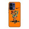 Phone Case - Maniacase - Oppo Reno 13 5G - Silicone - Flexible - Graffiti Nike Just Do It