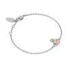 Vivienne Westwood Queen Reina Saturn Diamond Bracelet Women bracelet Silver Champagne-Diamond 61020056-02P720