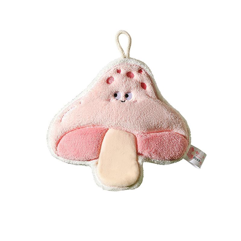 Cute Hand Towel Cartoon Wipe Handkerchief Rag Vegetable Shape Towels For Kitchen Bathroom Kidshanging Towel Soft Dish Cloth