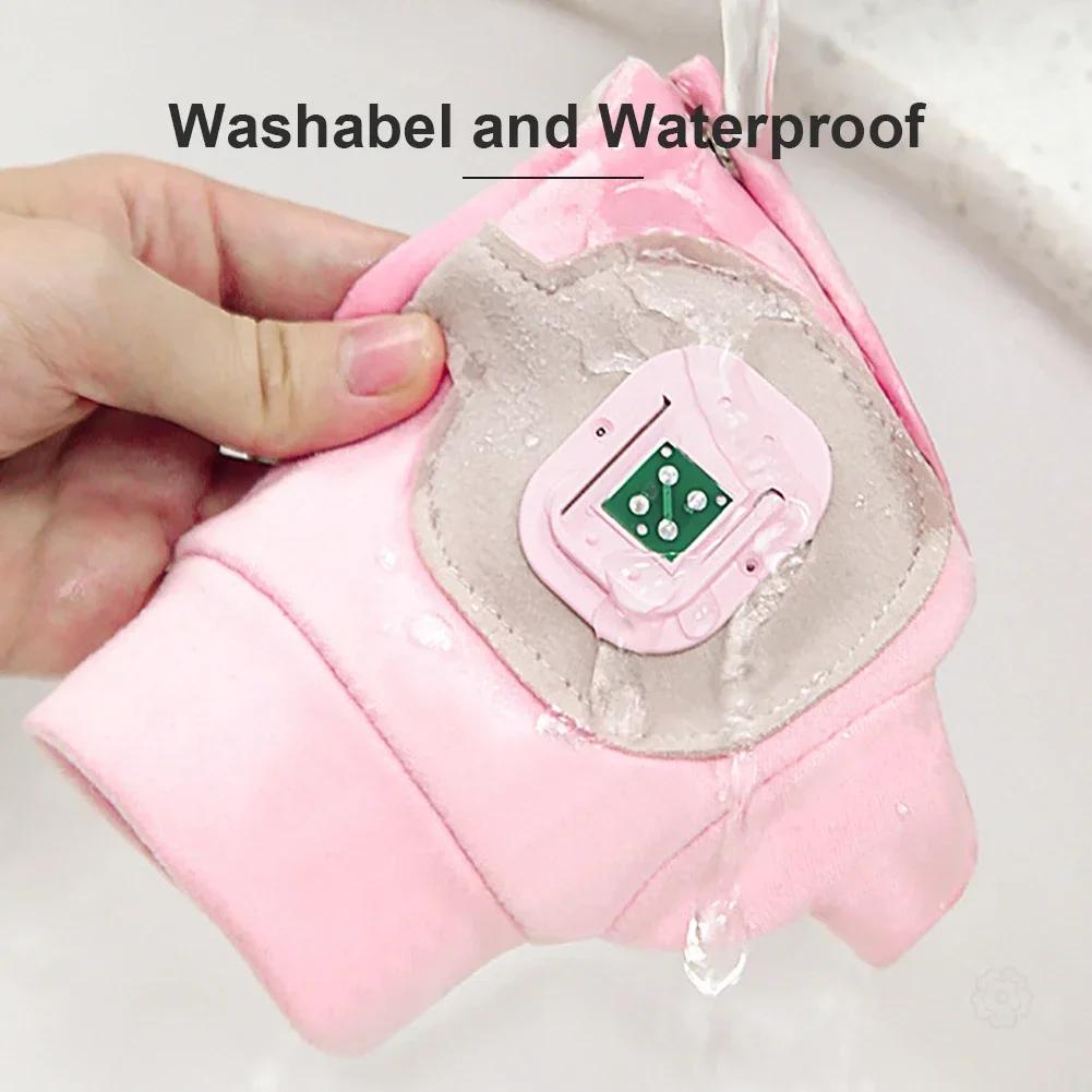 Electric Heating Gloves USB Rechargeable 3 Temp Gears Heated Mittens Winter Warm Waterproof Gloves Outdoor Travel Youpin