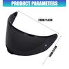 Curved PC Helmet Lens, Front Panel with Side Mount Holes for Daily Use and Travel Gear Care for FF820 RAPID III