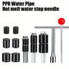 Pini universali cu topire la cald pentru oprirea apei, dopuri pentru podeaua bucătăriei și a băii, unealtă de reparare pentru instalații sanitare, dop pentru bandă de țevi PPR, ac de oprire a apei