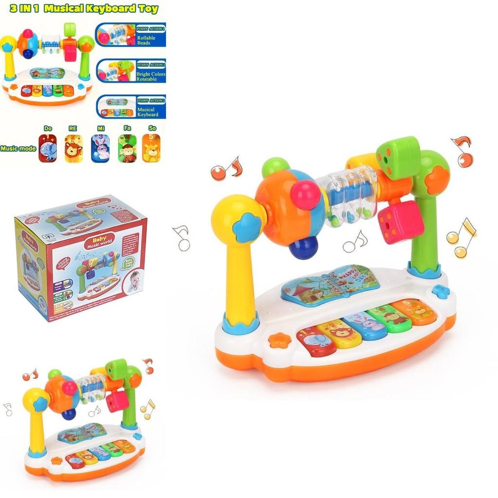 Baby Music Kingdom Electronic Piano Toy With Lights For Early Learning And Development