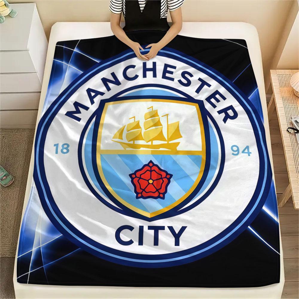 Helle MCFC Future Decke, Hohe Qualität, Bequem für Alle Jahreszeiten, Heimdekoration, Wärme und Komfort