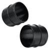 Car Heater Exhaust Pipe Oval Piece Exhaust Duct Joiner Connector For Eberspacher Webasto Parking Heaters Accessory 42/60/75mm