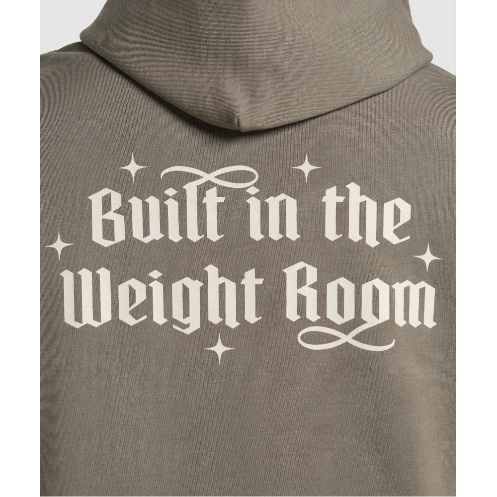 Gymshark Built In The Weight Room Hoodie Camo Brown B2b2h Nby9
