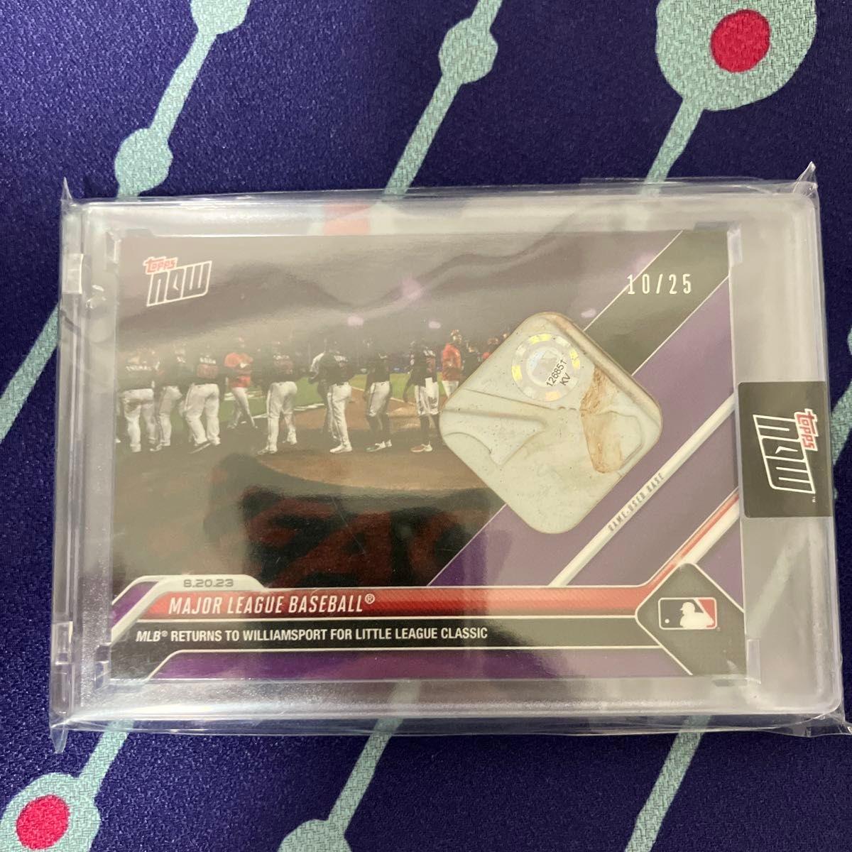 Used Actual use Topps Now MLB 2023 Little League Classic 10/25