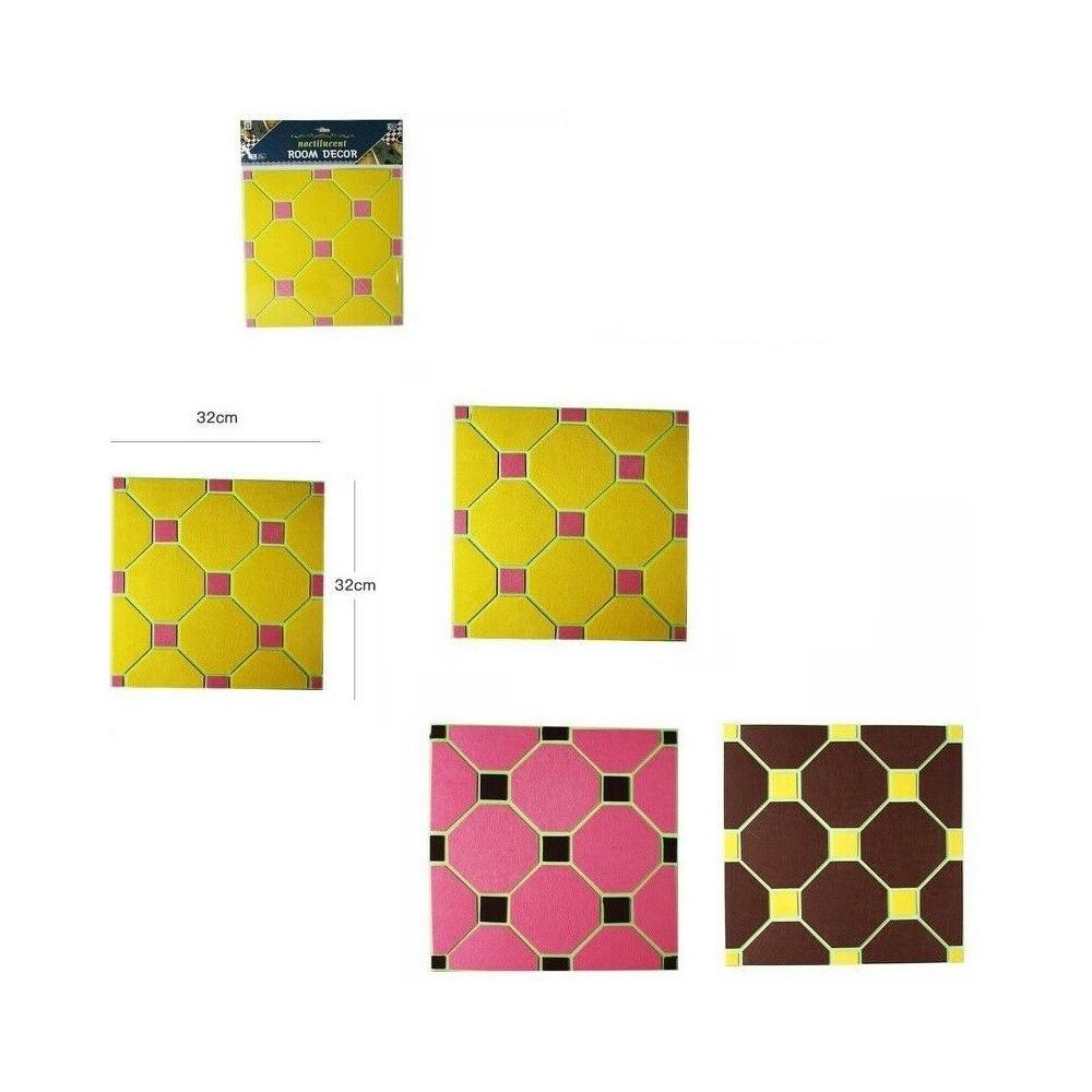 Buy 3d Tile Wall Sticker Wall Panel 30x30cm 64387 at affordable prices