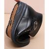 Thickened Fleece Lined Winter Boots Soft Bottom Anti Slip Shoes Elderly Women Comfortable Warm Shoes