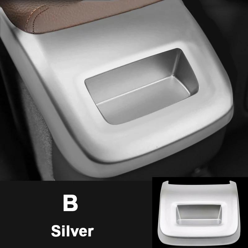 For Volvo XC60 2018-   2024 2025 Rear Armrest Air Outlet Trim Panel Cover Auto Car Interior Modification Accessories