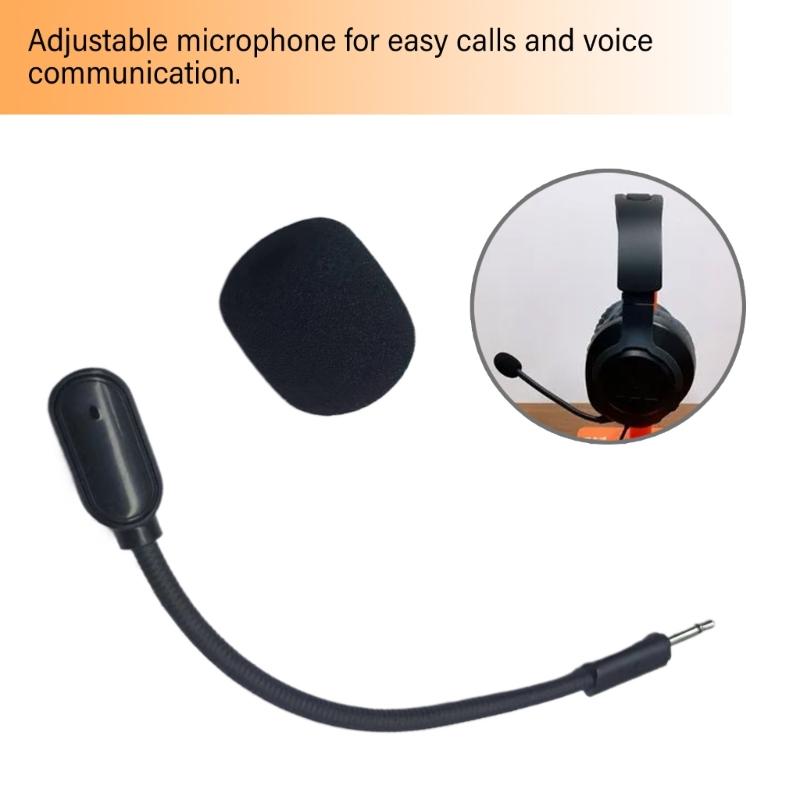 High Clarity Detachable 2.5mm Game Microphone for Clear Communication for 100 Gaming Headsets Mic