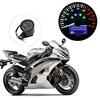 HANSWD Multifunktions-LED-Motorrad-Tachometer mit Kilometerzähler, Hintergrundbeleuchtung und Tankanzeige, 160 km/h, DC12V (B.)