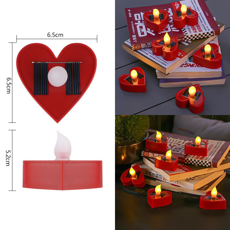 Solar Waterproof Outdoor Decorative Candle Lights for Yard, Garden, and Balcony