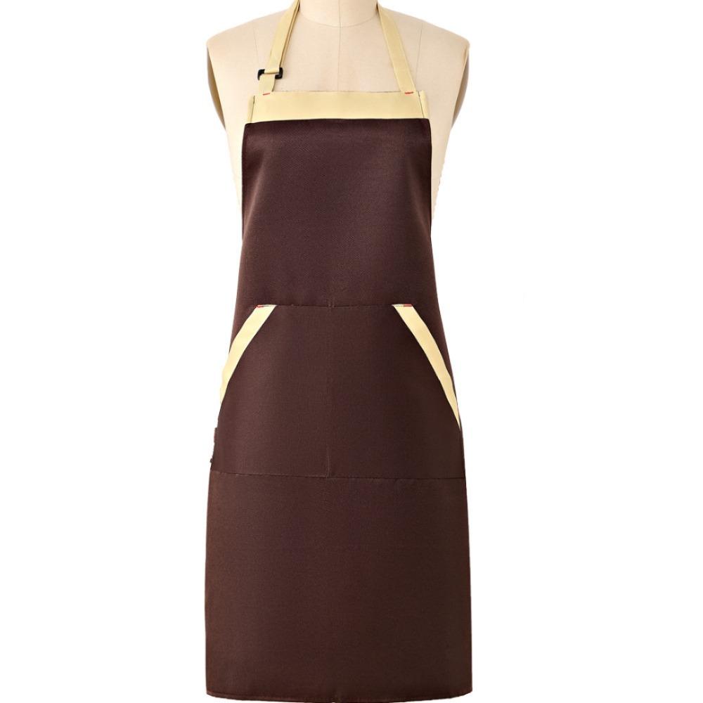 

Дихаючий кухонний фартух Професійний перукарський фартух Новий робочий одяг для перукарського мистецтва кавовий