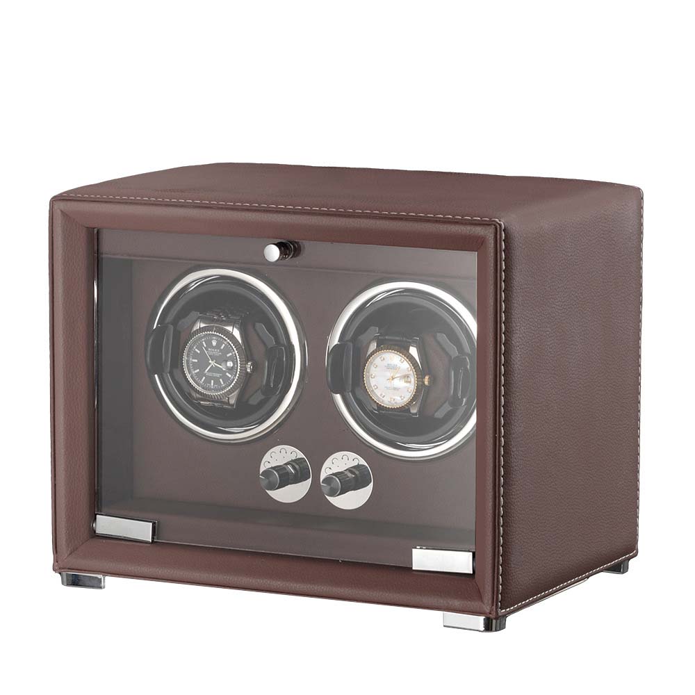 

Leather Watch Winder Box Mechanical Watch Automatic Winding Device Household Multi Slot Shaker Men s Watches Storage Display Box