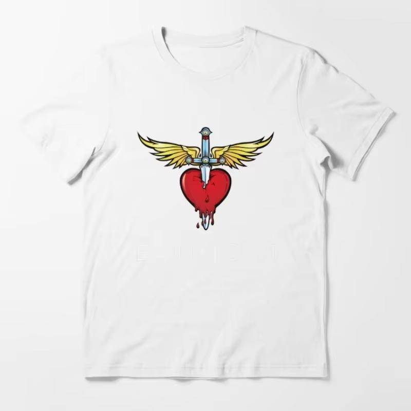 Unisex Y2K Letnia Nowa Bon Jovi Forever Tour 2026 Graficzna Luźna Styl Hip-hop Harajuku Okrągły Dekolt Bawełniana Krótki Rękaw dla Fanów Rocka Koszulka Prezent