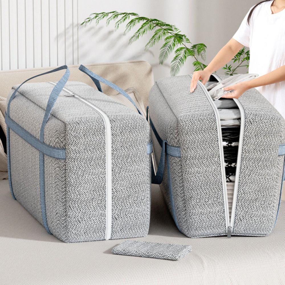 Non-woven Fabric Clothes Quilt Storage Bag Foldable Moving Luggage Bags Moving Packing Bag  Travel