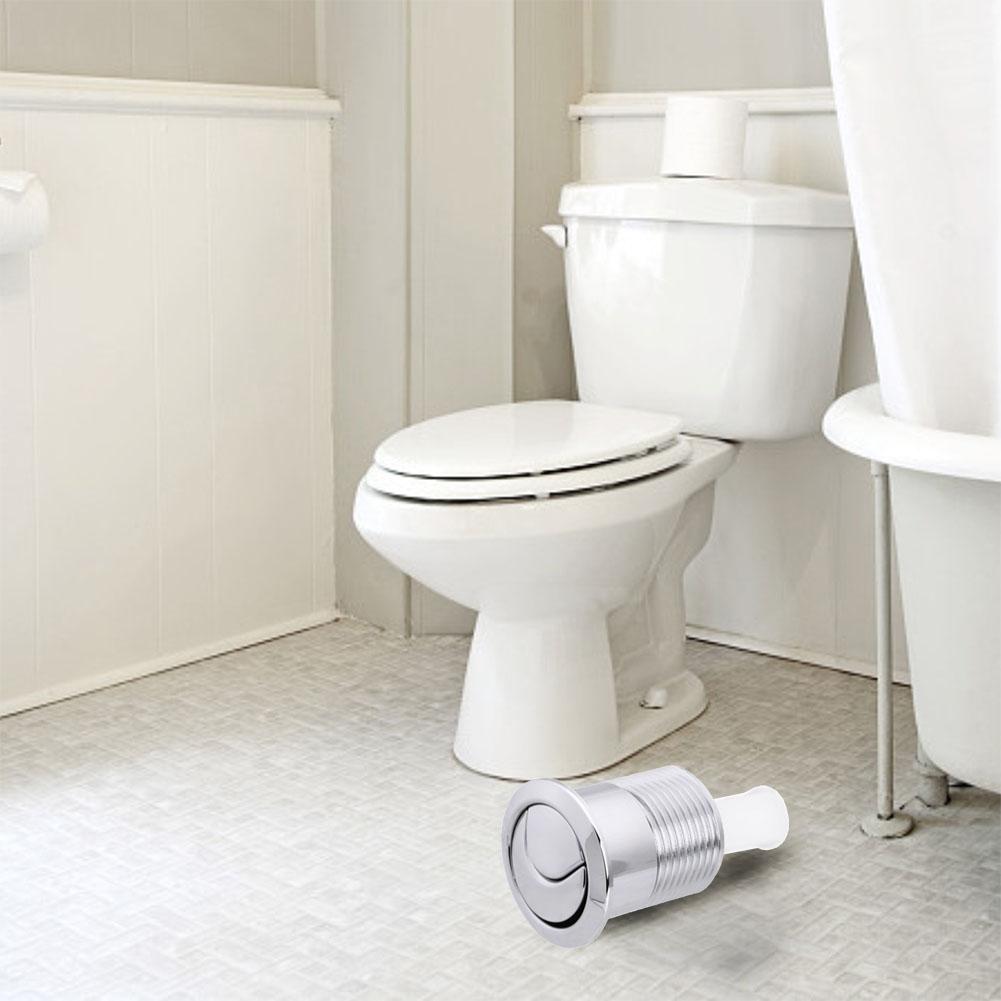 Toilet Button For Siamp For Skipper 45 Dual Flush Cistern Button For 34455009 Chrome Full/half Flush Home Toilet Flush Valve