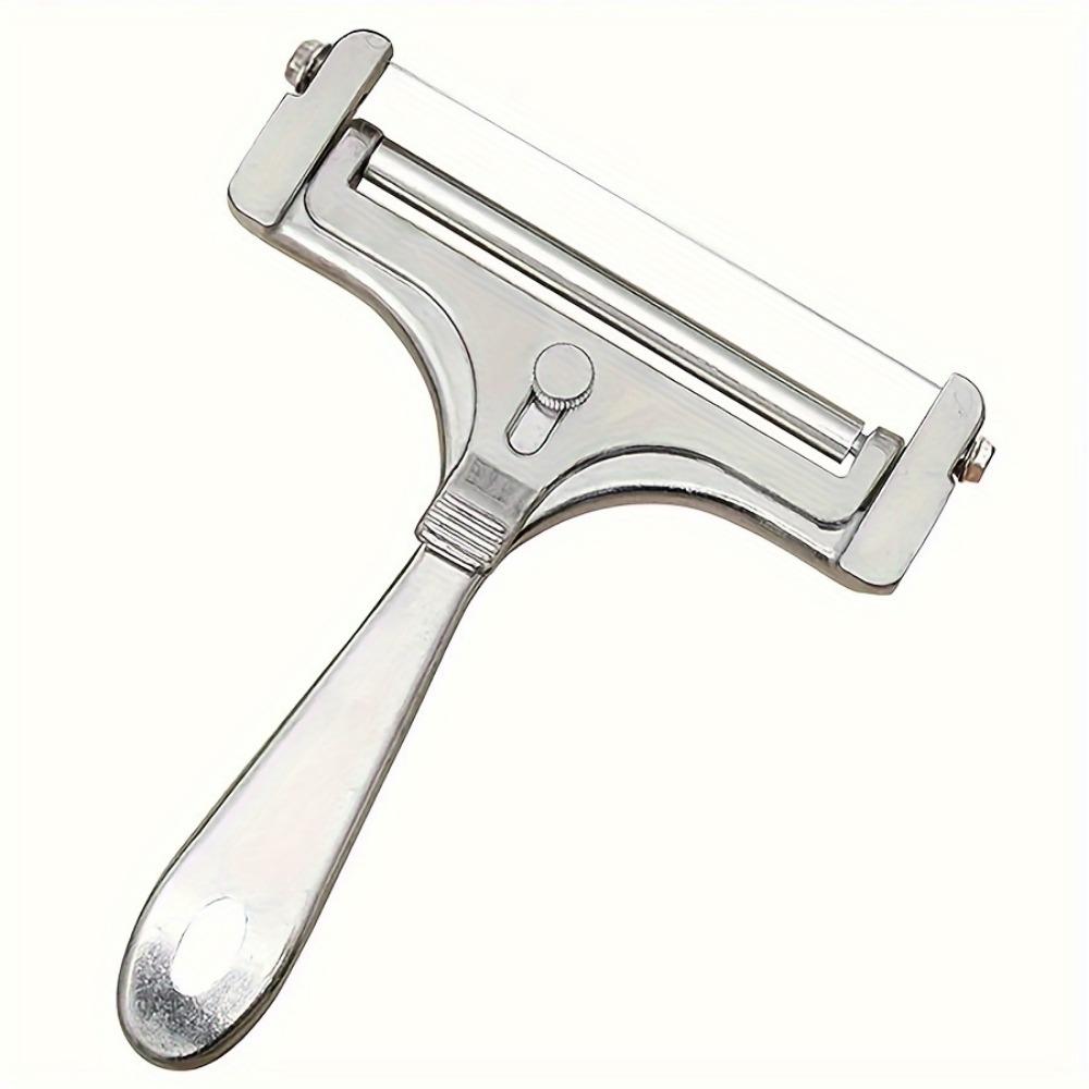 1 PCS Aluminum Alloy Cheese Slicer with Wire Adjustable Thickness Cheese Butter Cutter for Soft and Semi-Hard Cheeses Kitchen Gadgets