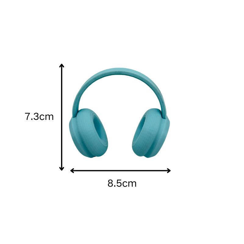 Cross-Generational Labubu 17CM 3D Printed Earphone Pendant with Rainbow Earphones