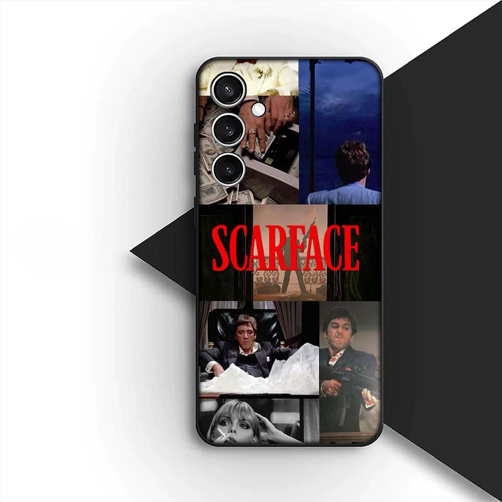 S-Scarfaces Wallpaper Phone Case for Samsung Galaxy S20 S22 S21 FE Ultra Plus A07 A17 A15 A16 A25 A57 A37 Protective Cover