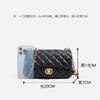Premium shoulder bag messenger bag foreign style chain handbag fashion sense small fragrant style diamond versatile messenger bag