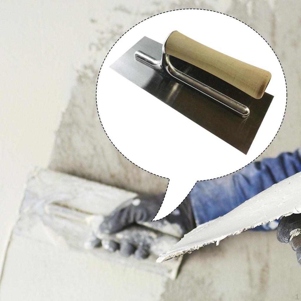 Plaster Trowel Sturdy Flat Finishing for Drywall Bricklaying Masonry