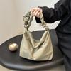 2026 Autumn Tote Bag - Extra Large Plain Canvas Crossbody Bag, Wrinkled Handle, Lightweight & Durable