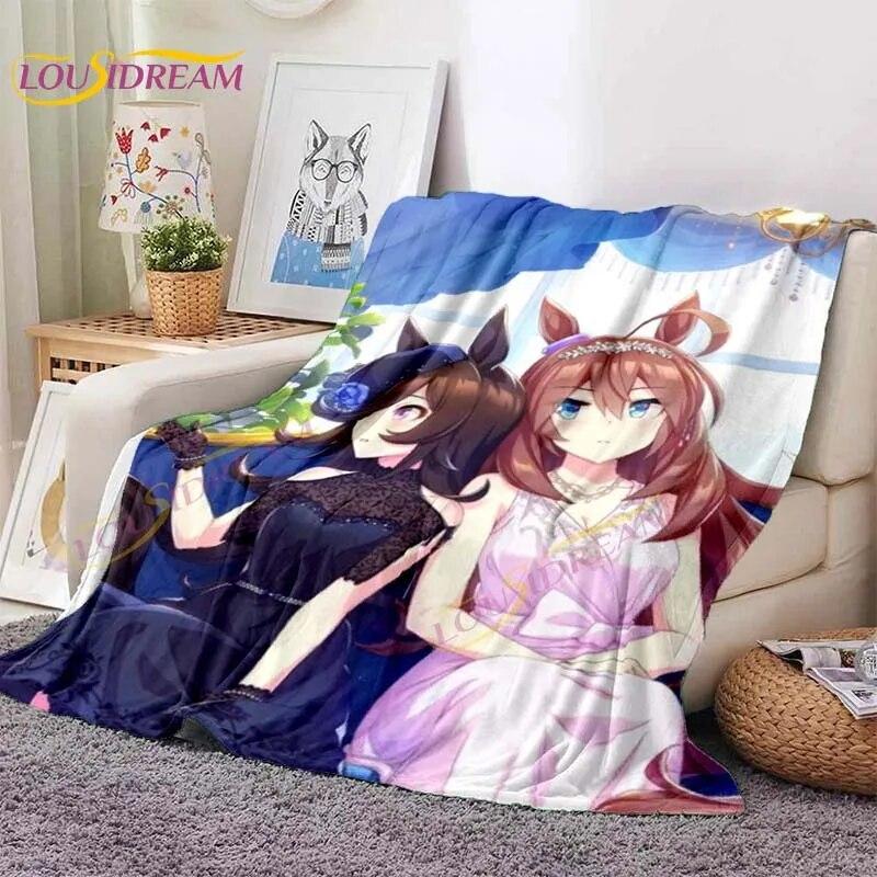 LoveUnholyc Decke RPG Decke Princess Connect Decke Spiel Anime Flanelldecke für Bett Sofa Reisen Weihnachtsdecke