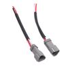 1 Pair 3 Pin DT Connectors Waterproofing Automotive Electrical Connector Wiring Harness for Car Trucks Boats LED Work
