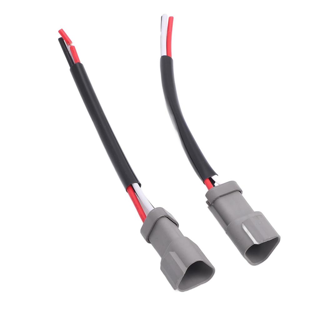 1 Pair 3 Pin DT Connectors Waterproofing Automotive Electrical Connector Wiring Harness for Car Trucks Boats LED Work